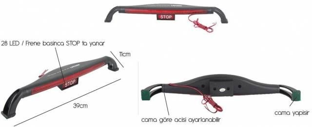 ModaCar Carub 28 Ledli Fren Lambası BR4108509