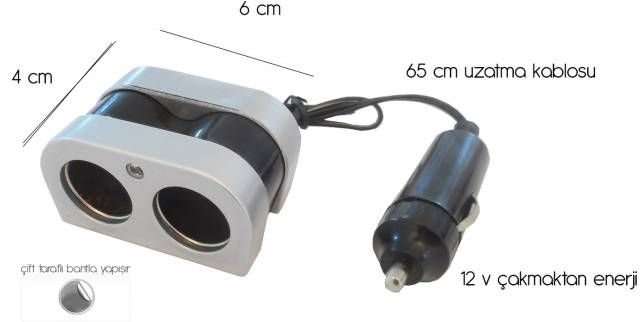 ModaCar 2>>1 MİNİ Çakmak Soketi