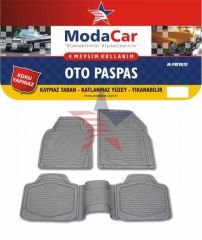 ModaCar RENAULT LAGUNA 3 GRİ Özel Paspas Seti Parlatıcı HEDİYELİ 38c410
