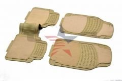 ModaCar BEJ Kauçuk+Halılı 4 Mevsim ÖN/ARKA Paspas Seti 381210