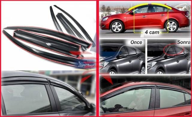AeroVisor® MUGEN STYLE Ssangyong Actyon Kyron Ön Arka Rüzgarlık Seti 42b078