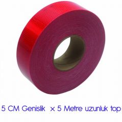 ModaCar KIRMIZI Petek Desenli Fosfor 5 CM 540065