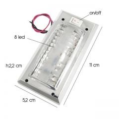 Space 8 ledli Beyaz Ledli tavan lambası 85a41864