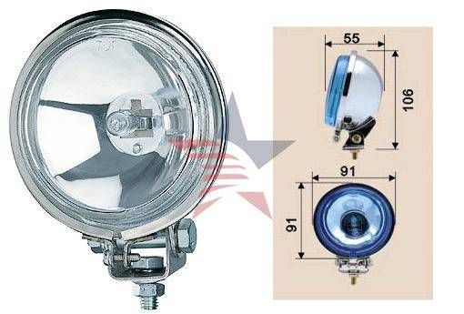 ModaCar Carub Sis Lambası Oben Yuvarlak Nikel Beyaz 3016001