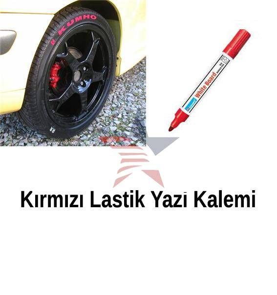 Transformacion SU GEÇİRMEZ * KIRMIZI * Lastik Yazı Kalemi 33a073