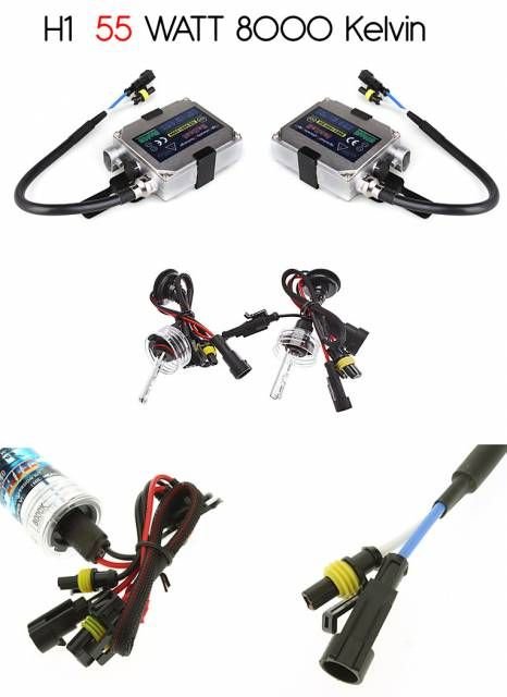 ModaCar 55 WATT 8000 K H1 Xenon Aydınlatma Seti 01c130