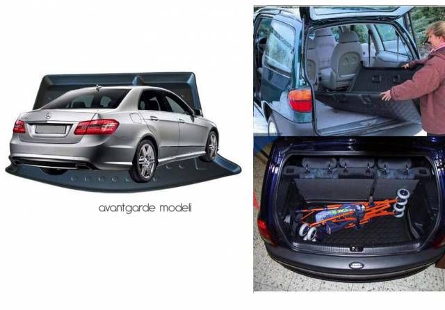 ModaCar M-Flex SİYAH MERCEDES E AVANTGARDE SERİ W212 KASA 2010>> Bagaj Havuzu