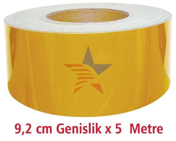 Modacar Fosfor Reflektiv Bant 9 Cm X 5 Mt Sarı 540018
