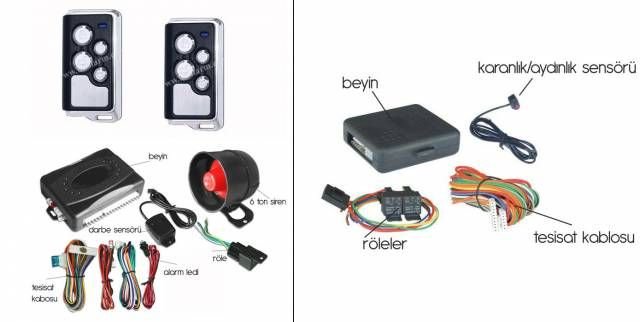ModaCar Otomatik Far Sensörlü Oto Alarm Seti  34g007
