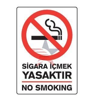 Automix Sigara İçmek Yasaktır Dış Uyarı Levhası