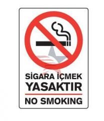 Automix Sigara İçmek Yasaktır Dış Uyarı Levhası