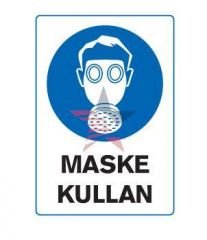 Automix Maske Kullan Dış Uyarı Levhası