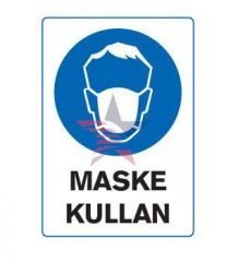 Automix Maske Kullan Dış Uyarı Levhası