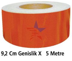 Space 9 2 cm Genişlik TURUNCU Fosfor Şerit 54b021