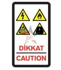 Automix Dikkat Uyarı Levhası
