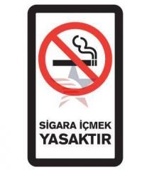 Automix Sigara İçmek Yasaktır Uyarı İşareti