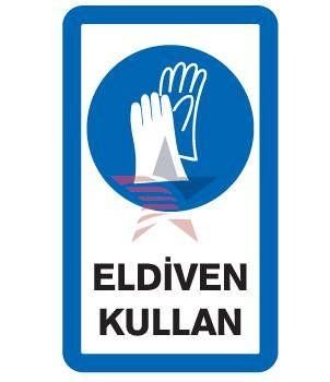 Automix Eldiven Kullan Uyarı Levhası