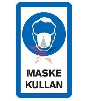 Automix Maske Kullan Uyarı Levhası