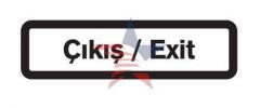 Automix Çıkış-Exıt Yönlendirme İşareti