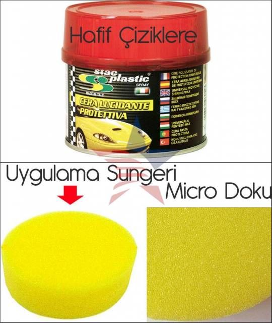 Stac Italy HAFİF Çizik Giderici Koruma Pasta Cilası 091115