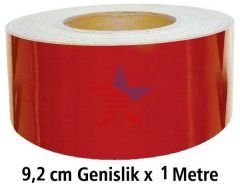 ArrowField 9 2 cm Genişlik X 1 METRE KIRMIZI Fosfor Şerit 54d093