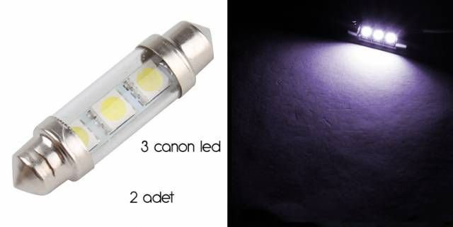 Space 36 MM 3 CANON MAVİ Ledli 8000 K Sofit  Ampül 85a02667