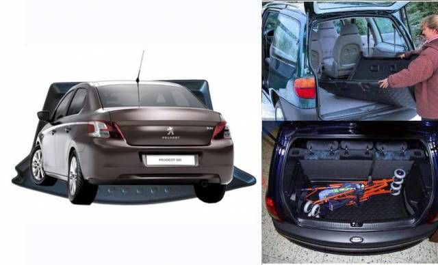M-Flex SİYAH PEUGEOT 301 Sedan Bagaj Havuzu  85h156