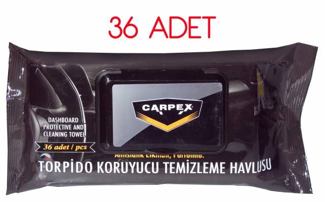 Carpex 36 ADET Torpido Koruma Bakım Mat Parlatma Mendili 09c050