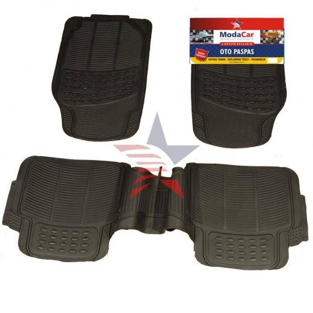 ModaCar Carub 5 Parça Arka Bütün SİYAH Kauçuk Paspas Seti 5006506