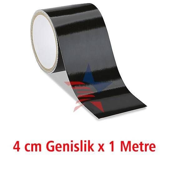 ArrowField 4 cm Genişlik X 1 METRE SİYAH Fosfor Şerit 54d096