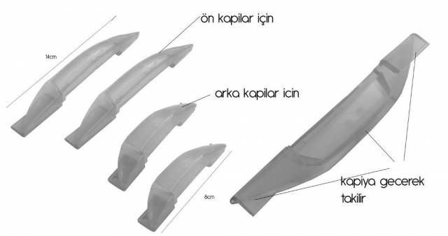 Space Şeffaf kapı koruyucu 85A43534