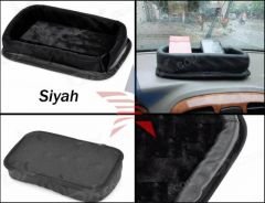 ModaCar Torpido Üzeri SİYAH Deri,Peluş Kutulu Kaydırmaz Ped 764324