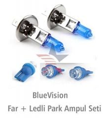 ModaCar BlueVision H1 100 W + 2 Park Ampüllü Gerçek Beyaz 011243