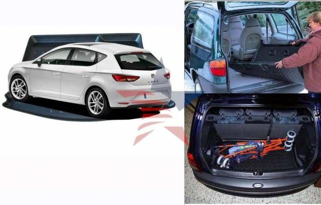 ModaCar M-Flex SİYAH SEAT LEON HB 2013 >> Bagaj Havuzu 85h165