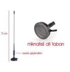 Carub ESNEK Cep Telefon,Telsiz Anteni Mıknatıslı,Teleskopik