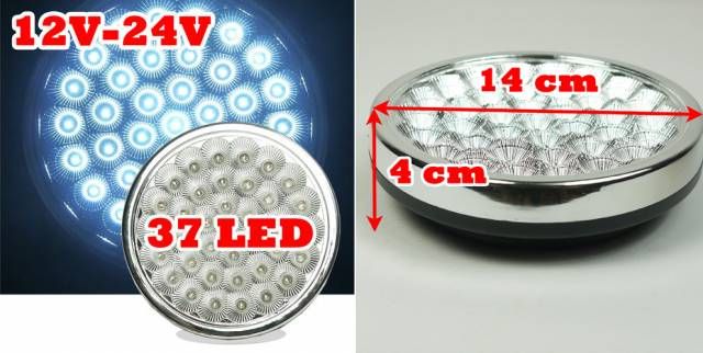 Modacar 37 Ledli Nikelajlı Tavan Lambası 763712