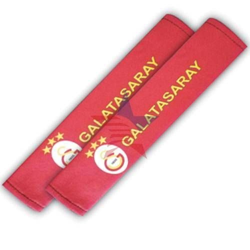 ModaCar Galatasaray Oto Emniyet Kemer Kılıfı Çiftli Kırmızı Model