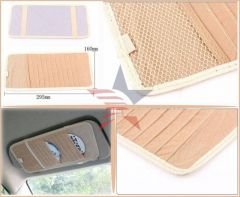 ModaCar OVAL M-Comfort 12 Cd lik,Kartvizitli Güneşlik Organizer BEJ 99m0011