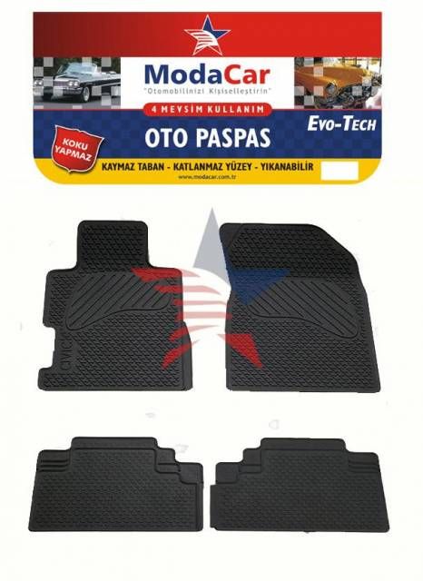 ModaCar Evo-Tech Honda Civic 2006 > Paspas Seti SİYAH 38b004