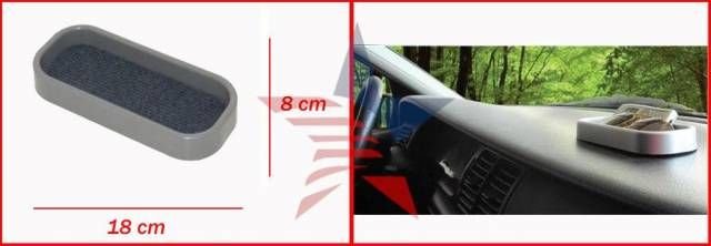 ModaCar GRİ Torpido Üzeri Kaymaz Tabanlı Kutu 331177g