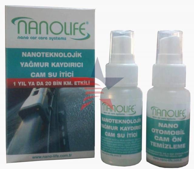 NanoLife Su İtici+Yağmur Kaydırıcı+Cam BuzYapışma Önleyici 1 YIL / 20000 KM 09c046