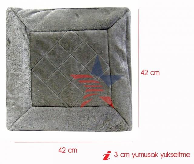 ModaCar Peluşlu Yumuşak Yükseltme Konfor Minderi 10c010