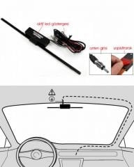ModaCar Cam İçi Elektronik AM/FM Radyo Anteni 020025