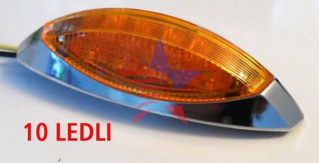 Space 10 Ledli sinyal lambası 12V sarı 85A33274