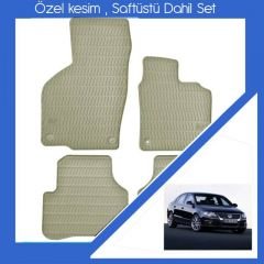 ModaCar VW Passat B6 Kasa 2005-2011 Arası GRİ Sabitlemeli Paspas Seti 38r009