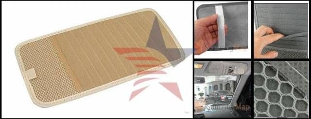 ModaCar DİKDÖRTGEN 12 li BEJ Güneşlik Cd,Kartvizit,Kalem Organizer 330047