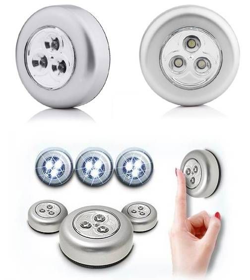 Space 3 LÜ EKO PAKET Dokunmatik 3 Ledli Pilli Lamba 37a035