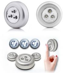 Space 3 LÜ EKO PAKET Dokunmatik 3 Ledli Pilli Lamba 37a035