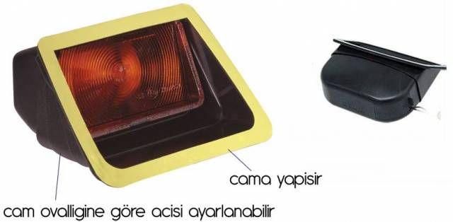 ModaCar Graffi 4 Açılı Ayarlanabilir Cam İçi Stop Lambası 50a001
