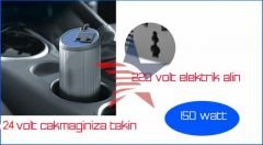 Koselli 150 W 24 Volt tan - 220 V a Dönüştürücü 660030